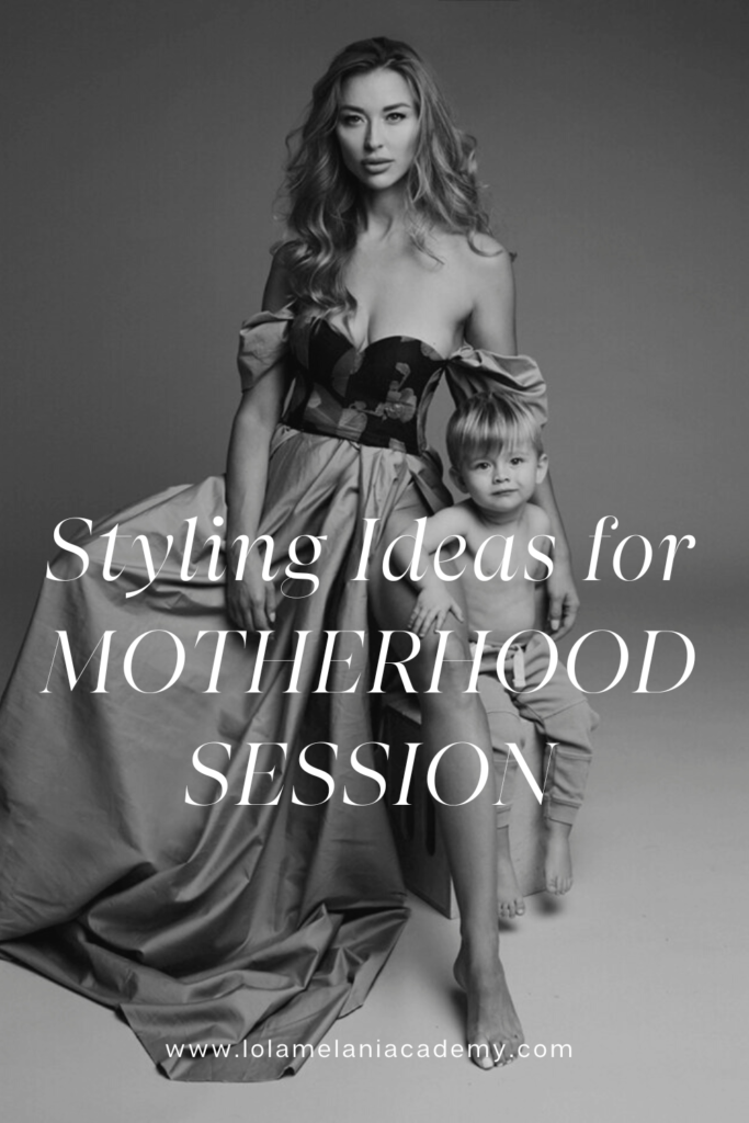 Styling Ideas for Motherhood Session, mommy and me photography tips

